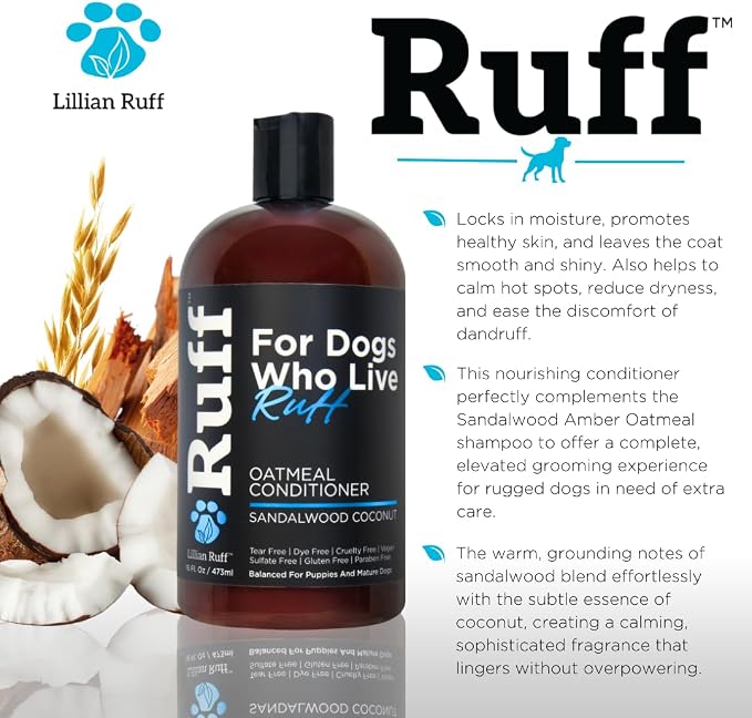 Ruff by Lillian Ruff Oatmeal Dog Shampoo & Conditioner - Image 5