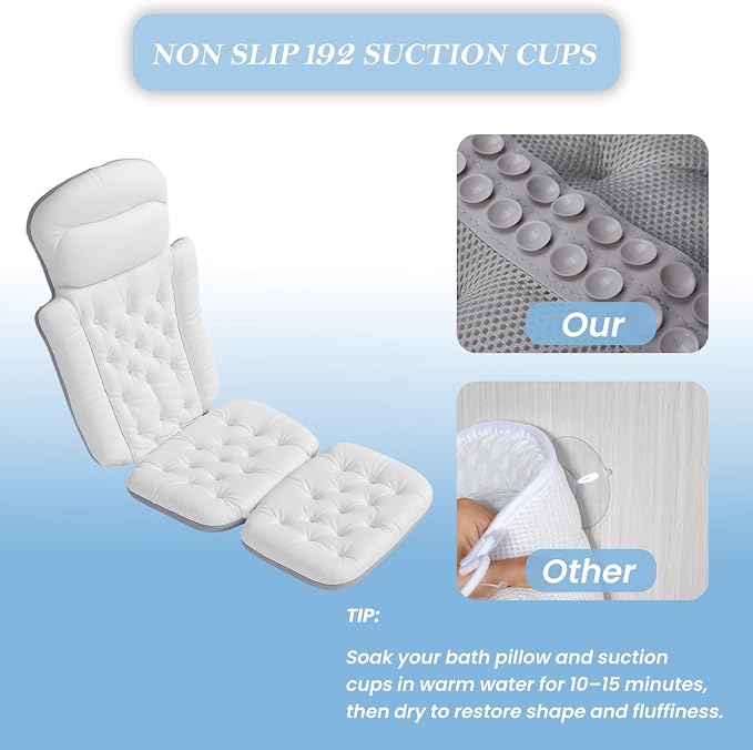 Bath Pillow for Tub | 4D Air Mesh Fabric - Image 8