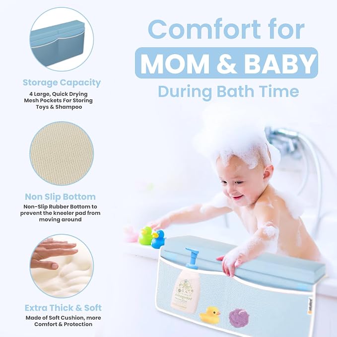 Bath Kneeler and Elbow Rest Pad Set, Premium Gift - Image 3