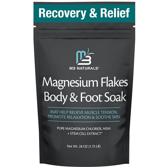 Magnesium Soak for Sports Recovery by M3Naturals