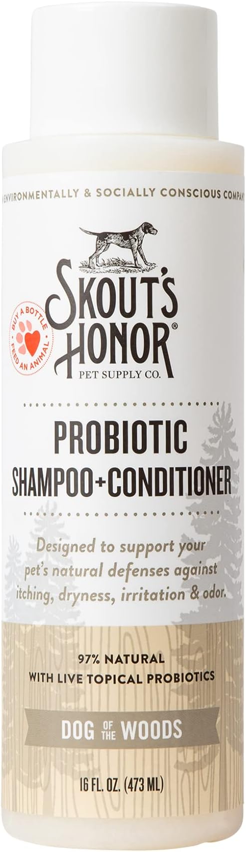 Skout's Honor Probiotic Pet Shampoo & Conditioner by SKOUTSHONOR