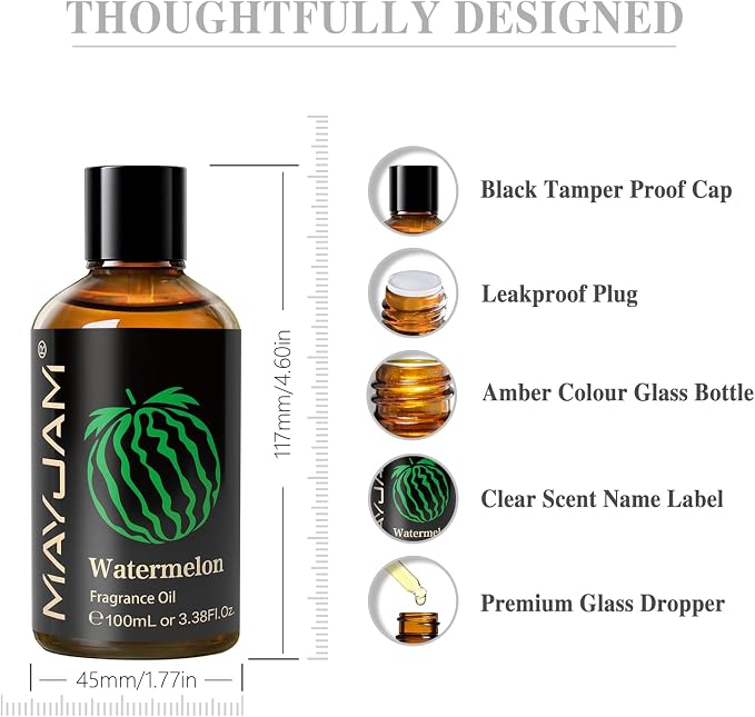 MAYJAM 100ML/3.38FL.OZ Watermelon Fragrance Oils - Image 7