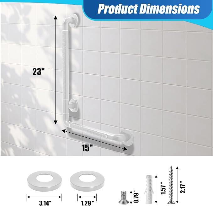 FSA Eligible, L Shaped Grab Bar - Image 3