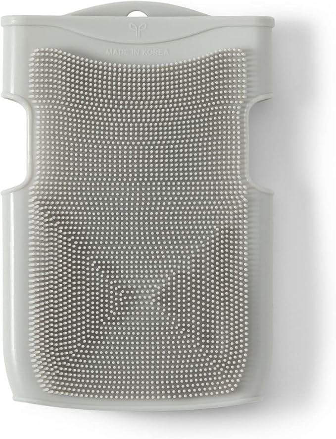 Innobaby Double Sided Silicone Massage Mitt Bath Scrubber Shower Brush & Scalp - Image 2