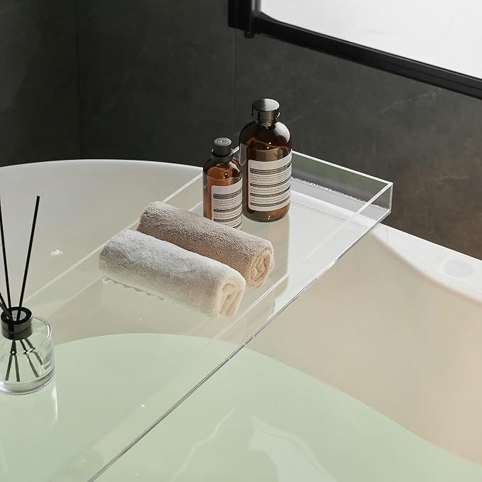 Clear Bathtub Tray AcrylicTub Rack - Image 4