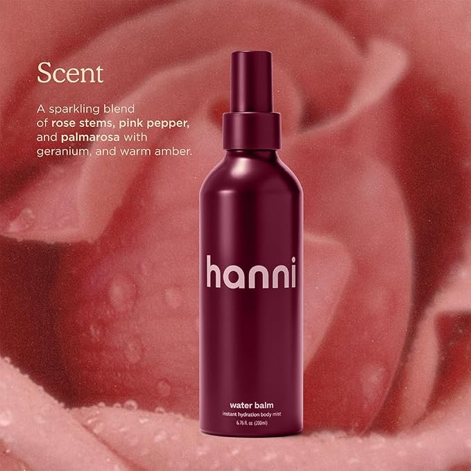 HANNI Water Balm Hydrating Body Mist, Moisturizer Spray - Image 7