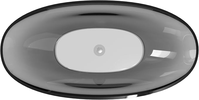 Stone Resin Freestanding Bathtub 71", Elegant Oval Shape Soaking Tub, Solid - Image 7