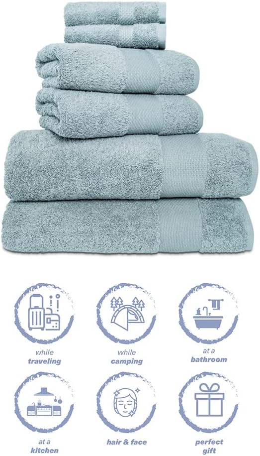 Hencely 6-Piece Bath Towel Set - Image 6