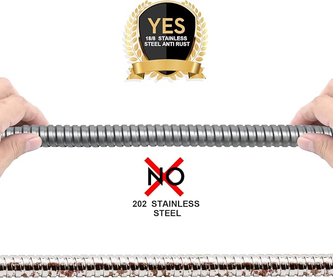 Shower Hose Extra Long 59 Inches Handheld Shower Head Hose - Image 5