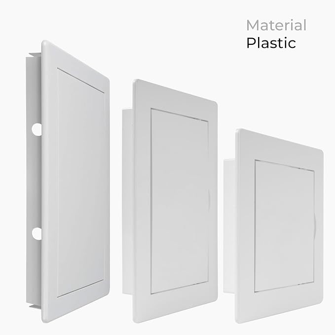 6x10 Inch White Access Panel – ABS Plastic Rectangular Wall & Ceiling Access - Image 3