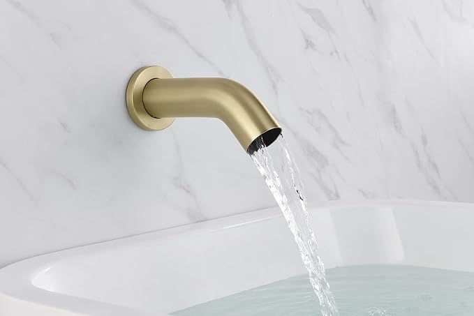SUMERAIN Shower System with Tub Spout and Handheld Shower, Brass Rain Shower - Image 6