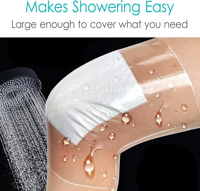 25 Pcs Waterproof Shower Cover 9"x9" - Image 4