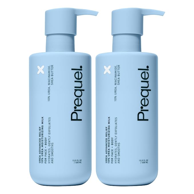 Prequel Skin Urea Advanced Relief Moisturizing Milk, 10% Urea Lotion by Prequel