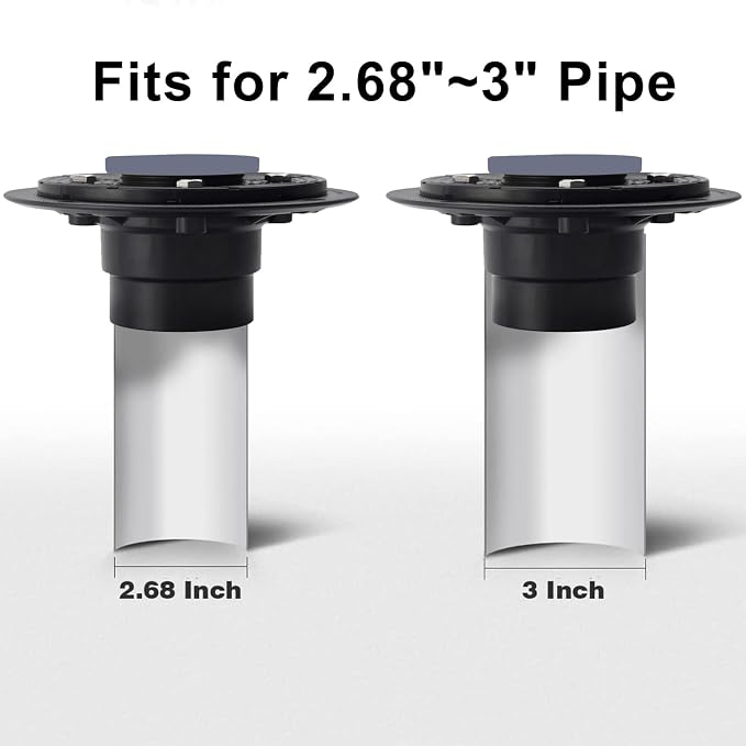 4-1/4"Square Brushed Nickel Shower Drain，Base - Image 6