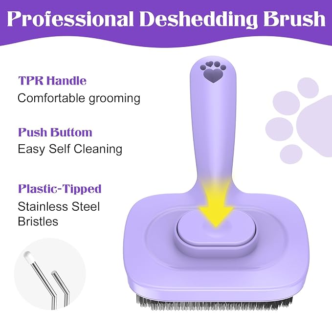 Self Cleaning Dog Brush for Shedding - Image 7