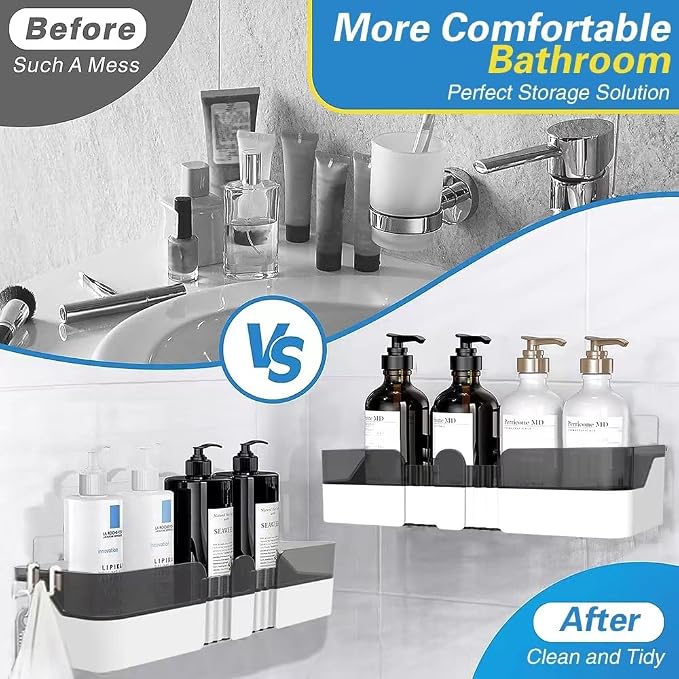 Shower Caddy No Drilling Shower Organizers - Image 4