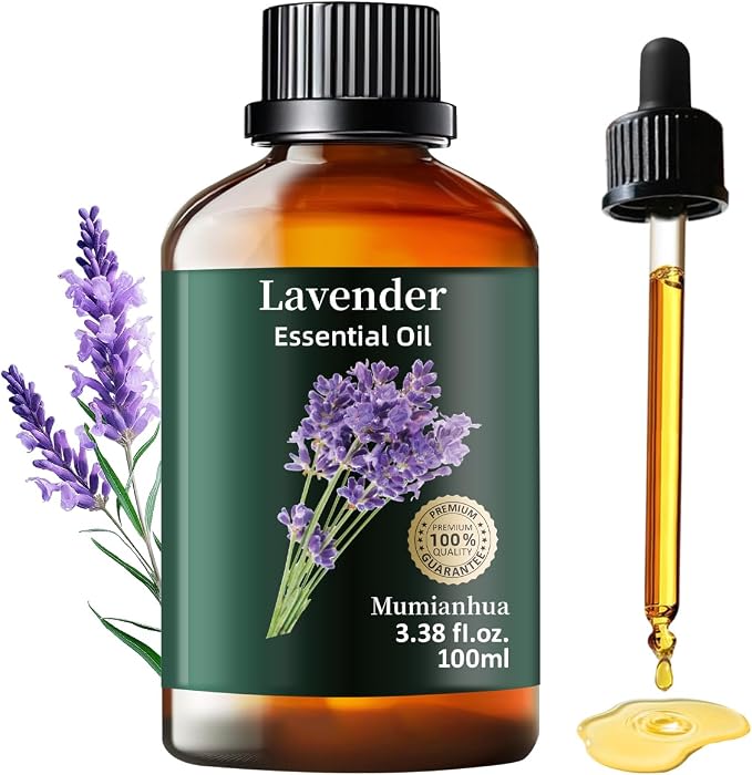Pure Lavender Essential Oil, Mumianhua Natural Lavender Oil by Mumianhua