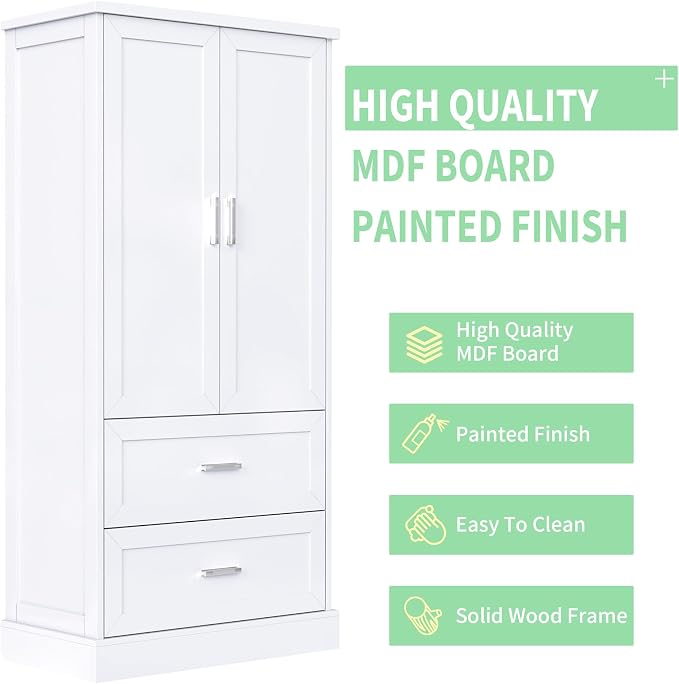 Merax 64" H Storage Cabinet - Image 8