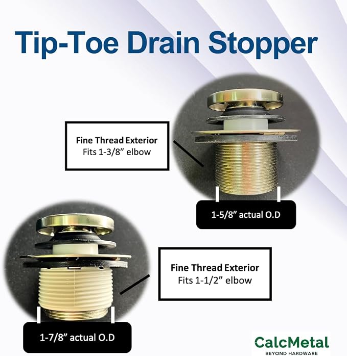 Tip-Toe Bathtub Drain Stopper - Image 6