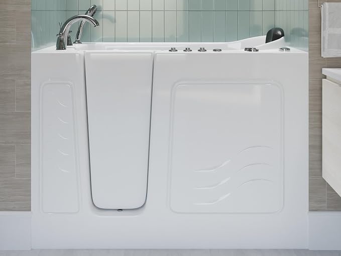 ANZZI Left Drain Walk-In Bathtub - Image 4
