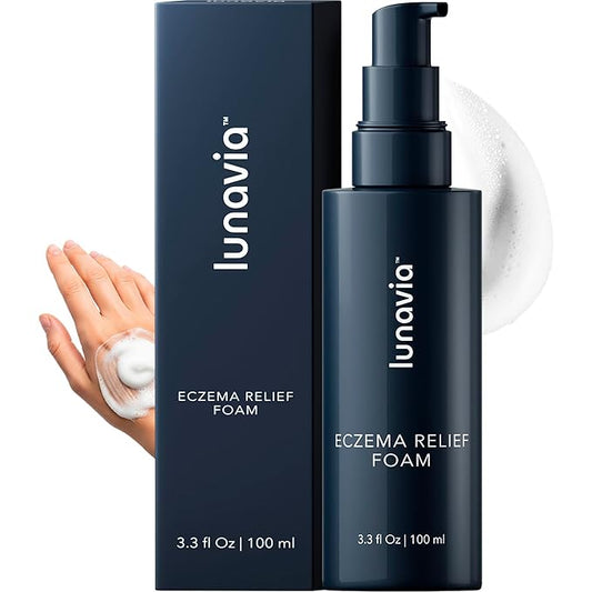 Eczema Relief Foam, Soothing Skin Protectant by Lunavia