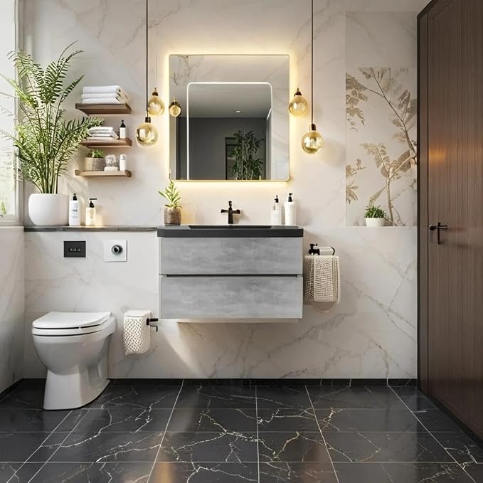 Floating Vanity Bathroom, 36 Inch Bathroom Vanity by VUMALL