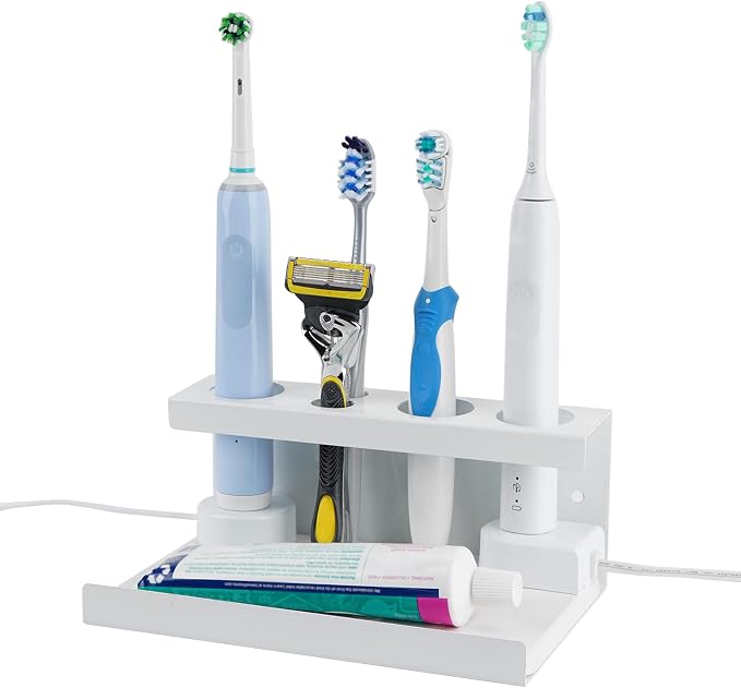 Electric Toothbrush Countertop Holder by Adorila