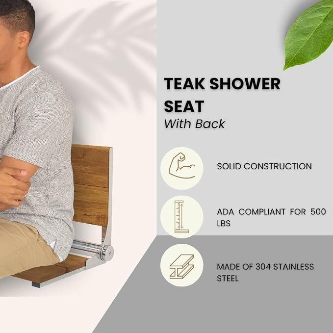 Teak Shower Seat - Image 2