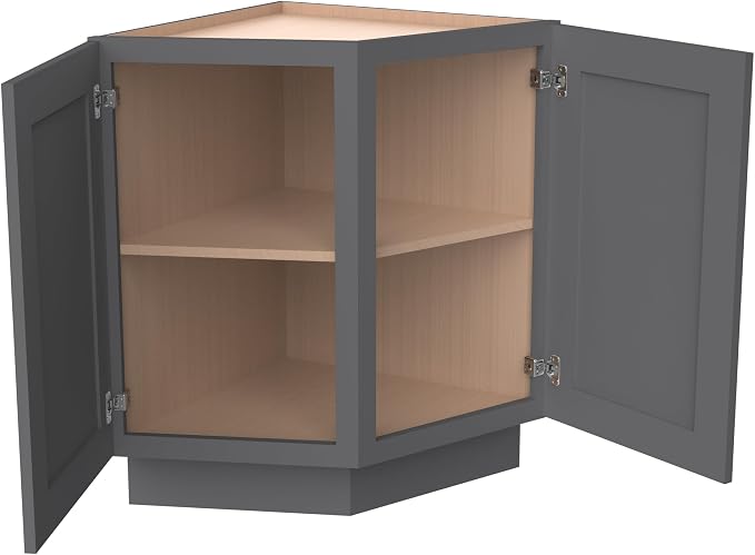 Corner Cabinet for Kitchen Bathroom, Solid Wood Frame - Image 7