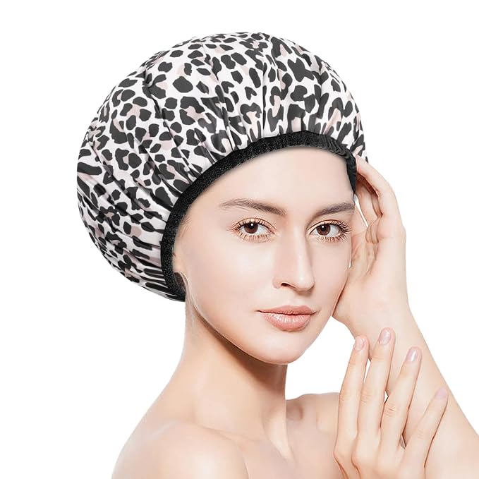 Aquior Shower Cap, Extra Large Triple Layer Bathing Cap - Image 7
