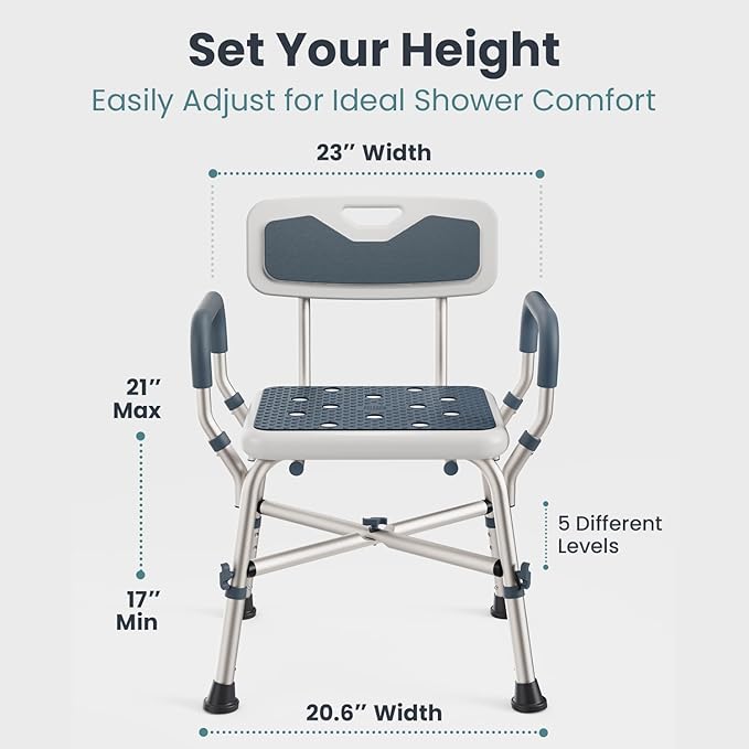 Shower Chair for Elderly and Disabled - Image 3