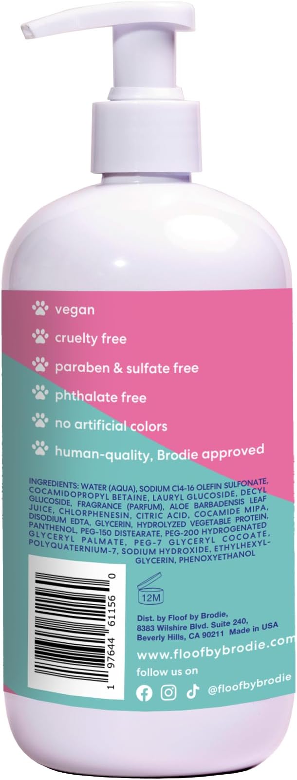 Floof by Brodie Everydog Nourishing and Deodorizing Dog & Cat Shampoo - Image 2