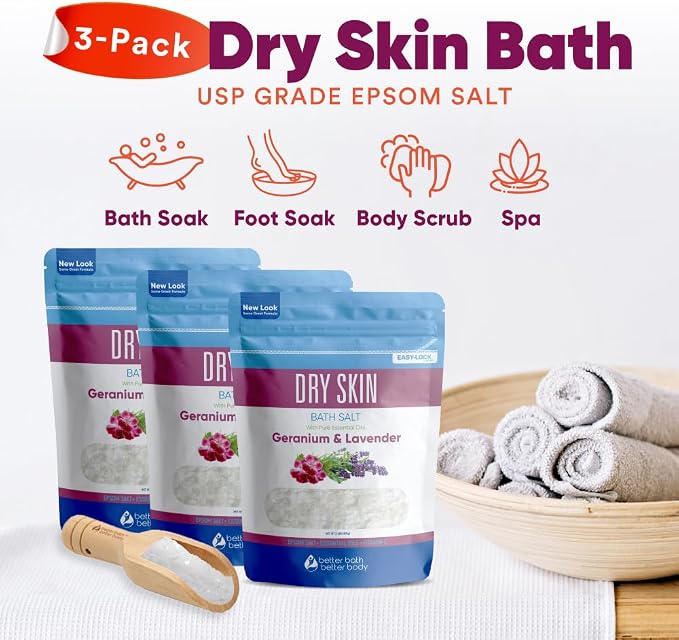 Dry Skin Bath Salt Skin Soothing Epsom Salt - Image 5