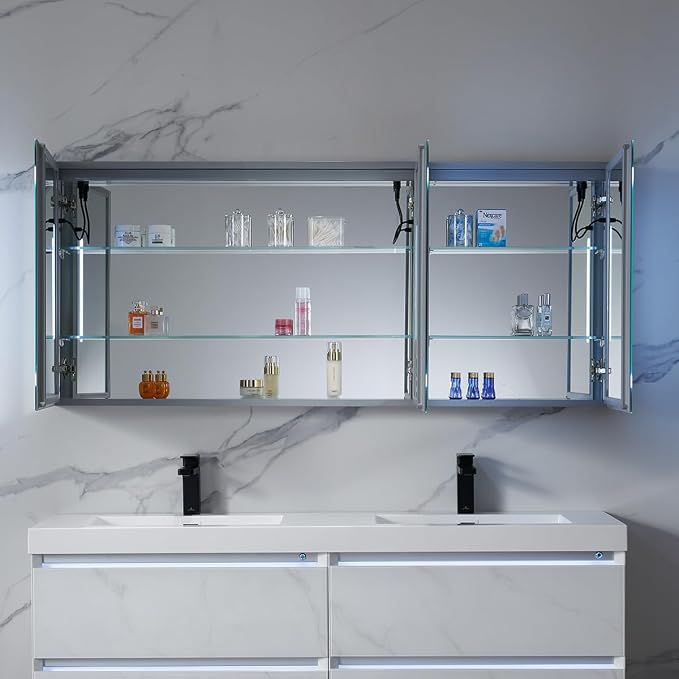 Blossom 60x26 LED Medicine Cabinet Mirror - Image 8