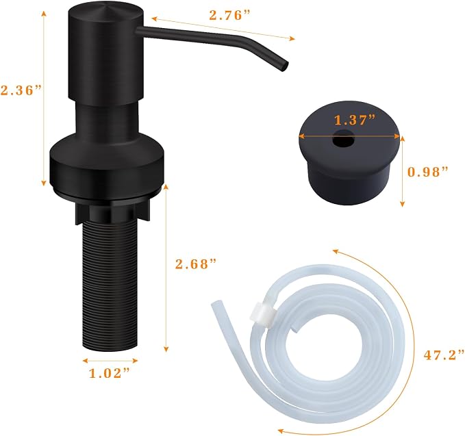 Sink Soap Dispenser for Kitchen Sink, Countertop Built in Sink Soap Dispenser - Image 5