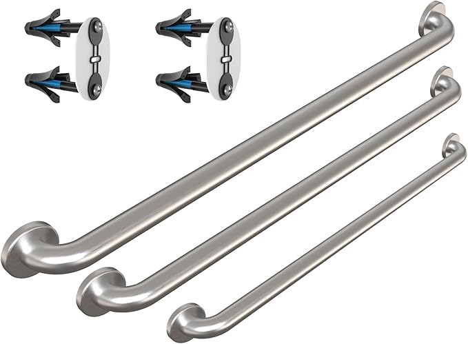 Commercial Grab Bar Bundle for Commercial and Residential Restrooms by PrestigeDistribution