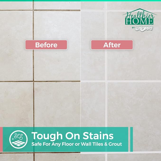 CHOMP! Grout Cleaner Bundle, Includes Grout Brush, Refreshes Grout and Removes - Image 3