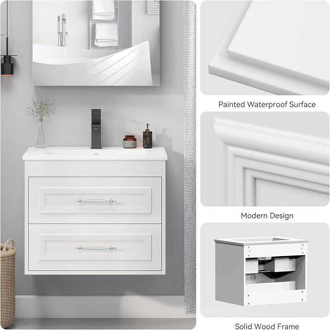 YOURLITE 24" Floating Bathroom Vanity - Image 6
