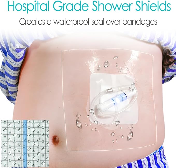 Shower Protector, Waterproof Wound Bandage Protector Disposable Transparent - Image 4