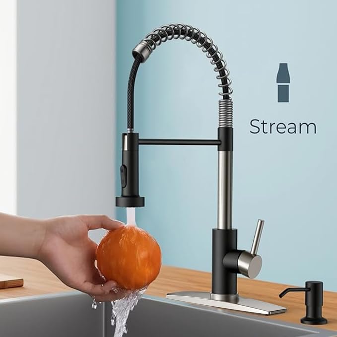 Smart Kitchen Faucet, 3 Modes Pull Down Sprayer, Touch On Sensor Activated - Image 8