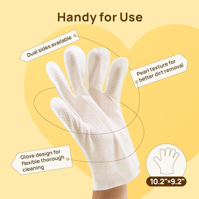 HICC PET Cleaning Deodorizing Glove Wipes - Image 7