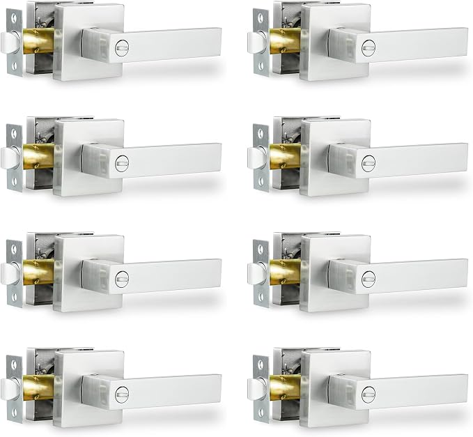 Privacy Door Lever, Heavy Duty Interior Door Handles by RAZCC