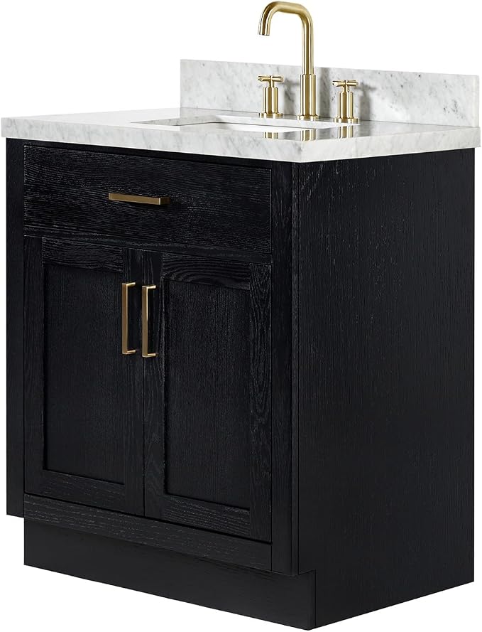 ARIEL Hepburn 31 Inch Single Rectangular Sink Bathroom Vanity - Image 4