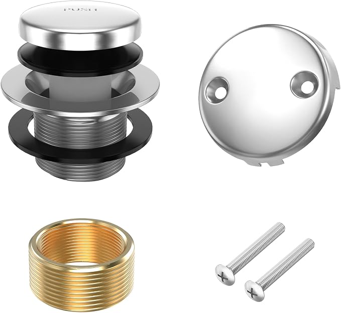 All Metal Tip-Toe Bathtub Drain Kit by Citymoor