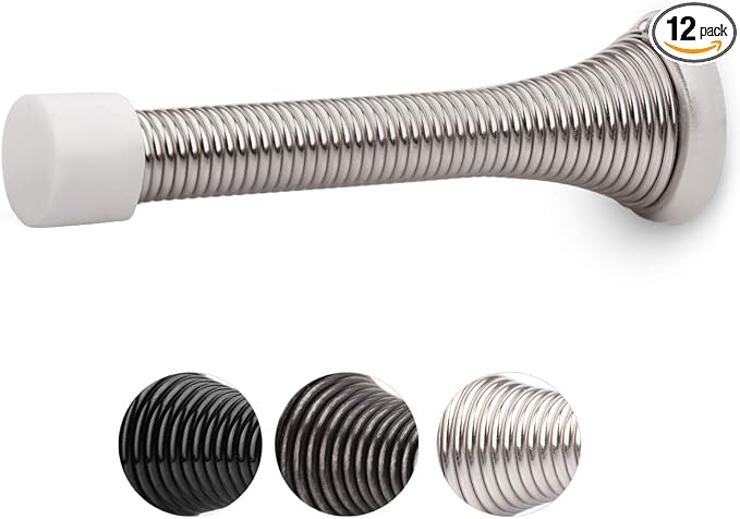 HOMOTEK 12 Pack Spring Door Stopper by HOMOTEK