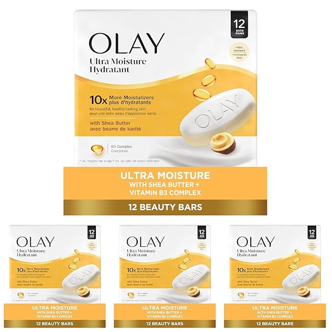Olay Beauty Bar, Ultra Moisture, 10x More Moisturizers, Nourishing Conditioners by Olay