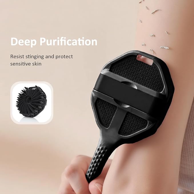 3PCS Extender Handle Set, 17in Lengthen Detachable Long Handle Back Brush*1 - Image 6