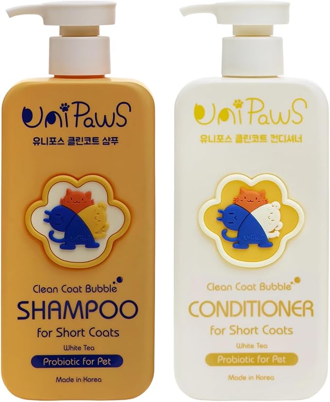 Unipaws Probiotics Dog Shampoo & Conditioner Set by UnipawsCare