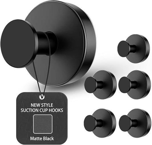 BKV Suction Cup Hooks for Glass Window, Removable Shower Hooks for Inside Shower by BKV