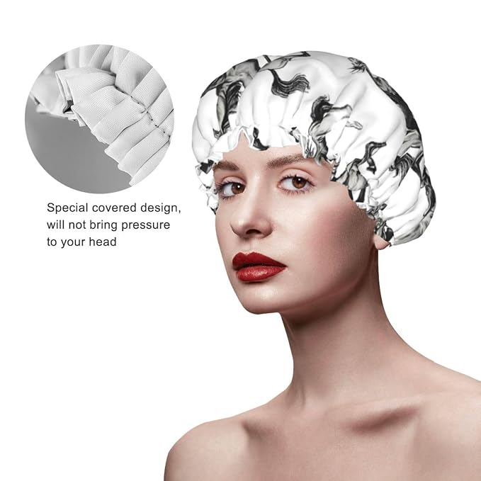 Elegant Running Horse Shower Cap - Image 4